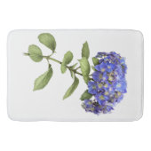 Blue Hydrangea-Blume Badematte (Vorderseite)