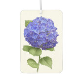 Blue Hydrangea Blume Botanische Kunst Design Autolufterfrischer (Vorderseite)