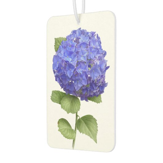 Blue Hydrangea Blume Botanische Kunst Design Autolufterfrischer (Links)