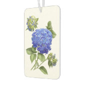 Blue Hydrangea Blume Botanische Kunst Design Autolufterfrischer (Links)