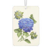 Blue Hydrangea Blume Botanische Kunst Design Autolufterfrischer (Rückseite)