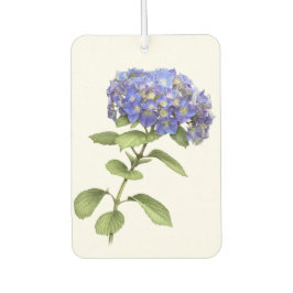 Blue Hydrangea Blume Botanische Kunst Design Autolufterfrischer