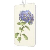 Blue Hydrangea Blume Botanische Kunst Design Autolufterfrischer (Links)