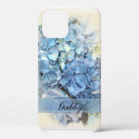 Blue Hydrangea-Blume Case-Mate iPhone Hülle (Rückseite)
