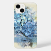 Blue Hydrangea-Blume Case-Mate iPhone Hülle (Rückseite)
