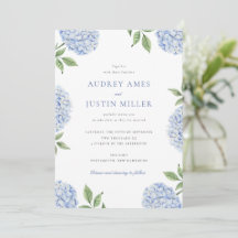 Blue Hydrangea Blume Classic Wedding