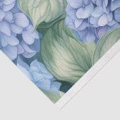 Blue Hydrangea-Blume Cotattcore-Dekoupage Seidenpapier (Ausschnitt)