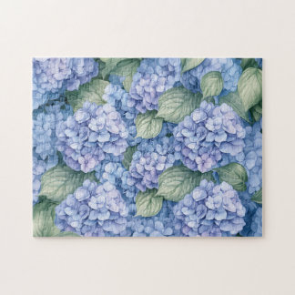 Blue Hydrangea Blume Cotattcore Puzzle