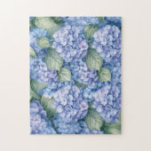Blue Hydrangea Blume Cotattcore Puzzle (Vertikal)