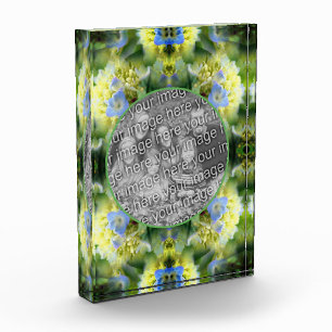 Blue Hydrangea-Blume Fotoblock