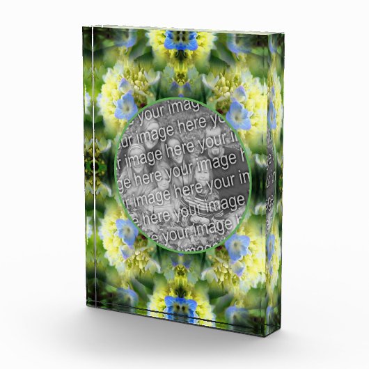 Blue Hydrangea-Blume Fotoblock (Rechts)
