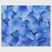 Blue Hydrangea-Blume Geschenkpapier (Flach)