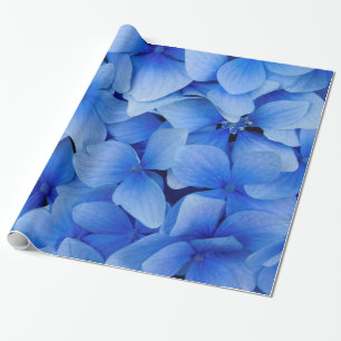 Blue Hydrangea-Blume Geschenkpapier
