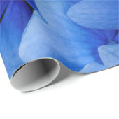 Blue Hydrangea-Blume Geschenkpapier (Rolleneckpunkt)
