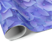 Blue Hydrangea-Blume Geschenkpapier (Rolleneckpunkt)
