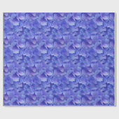 Blue Hydrangea-Blume Geschenkpapier (Flach)