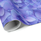 Blue Hydrangea-Blume Geschenkpapier (Rolleneckpunkt)