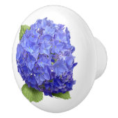 Blue Hydrangea-Blume Keramikknauf (Rechts)