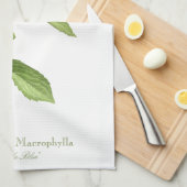 Blue Hydrangea-Blume Küchentuch (Viertel Falte)