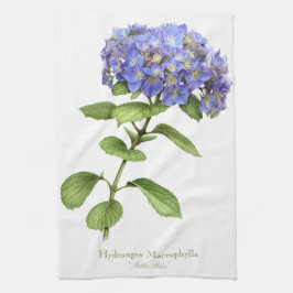 Blue Hydrangea-Blume Küchentuch