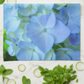 Blue Hydrangea Blume Küchentücher nach Maß (Gefaltet)
