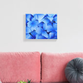 Blue Hydrangea-Blume Leinwanddruck (Insitu (Wohnzimmer))