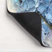 Blue Hydrangea-Blume Mousepad (Ecke)