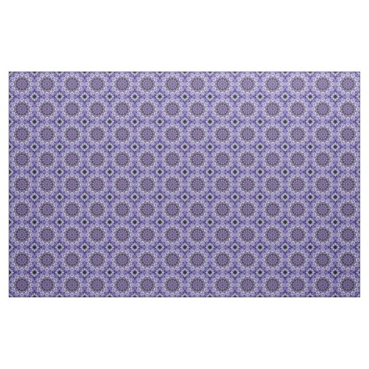 Blue Hydrangea Blume Petals Abstrakt Art Pattern Stoff (Yard (91,4 cm))
