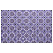 Blue Hydrangea Blume Petals Abstrakt Art Pattern Stoff (Fat Quarter (45,7 x 55,9 cm))