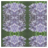 Blue Hydrangea Blume Petals Pattern Stoff (Nahaufnahme)