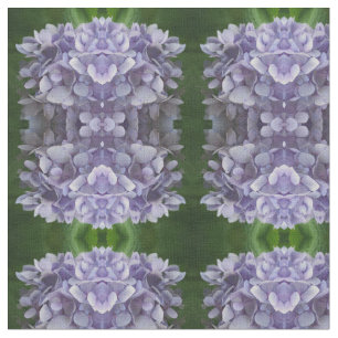 Blue Hydrangea Blume Petals Pattern Stoff