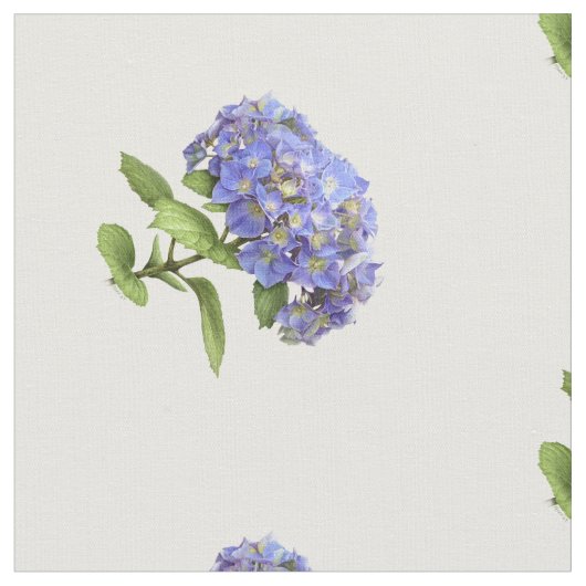 Blue Hydrangea-Blume Stoff (Nahaufnahme)