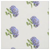 Blue Hydrangea-Blume Stoff (Muster)
