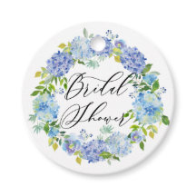 Blue Hydrangea Blume Wreath Brautparty