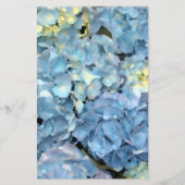 Blue Hydrangea Blumenmenü (Rückseite)