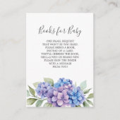 Blue Hydrangea Books for Baby Showcard Begleitkarte (Vorderseite)