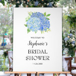 Blue Hydrangea Bouquet Brautparty Empfang Acrylschild<br><div class="desc">Dieses Aquarell-Brautparty-Willkommensschild besticht durch einen Hydrangea-Blume-Bouquet. Personalisieren Sie es mit dem Namen und dem Brautparty der Braut. Dieses Poster ist Teil einer Sammlung mit einer Reihe von passenden Brautparty- und Hochzeitsartikeln. Bitte besuchen Sie unseren Shop,  um die komplette Sammlung zu sehen.</div>