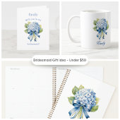 Blue Hydrangea Bouquet Bridesmaid Kaffeetasse