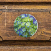 Blue Hydrangea Buds Floral Keramikknauf