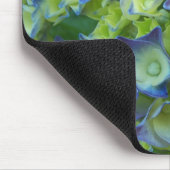 Blue Hydrangea Buds Floral Mousepad (Ecke)