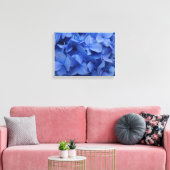 Blue Hydrangea Canvas Print Leinwanddruck (Insitu (Wohnzimmer))