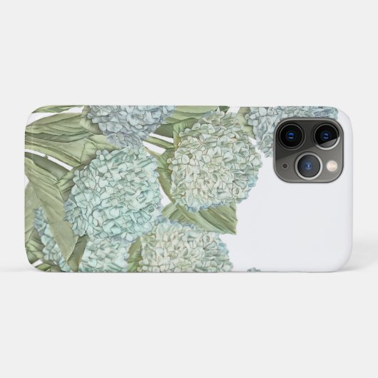 Blue Hydrangea Case-Mate iPhone Hülle (Rückseite (Horizontal))