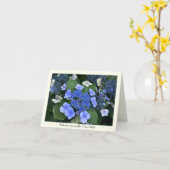 Blue Hydrangea Collectible Greeting Cards Karte (Gelbe Blume)