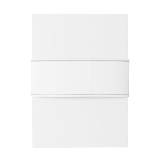 Blue Hydrangea Crest Wedding Monogram Einladungsbanderole (Rückseitenbeispiel)