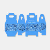Blue Hydrangea Custom Brautparty Fevor Box Geschenkschachtel (Ungefaltet)