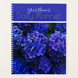 Blue Hydrangea Daily Planner - HAMbWG Planer