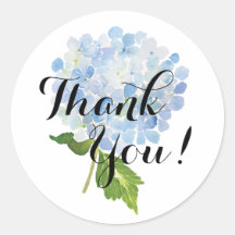 Blue Hydrangea Danke Stickers