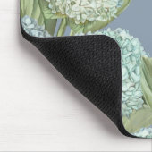 Blue Hydrangea/Dusty Blue Mousepad (Ecke)