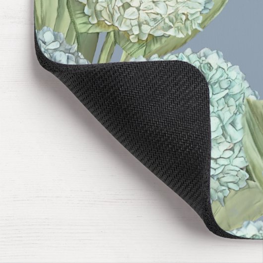 Blue Hydrangea/Dusty Blue Mousepad (Ecke)