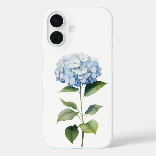 Blue Hydrangea Elegance Case-Mate iPhone Hülle (Rückseite)